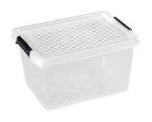 Plast1 plastboks m/låg klar 2-pk. - BoxOne 2